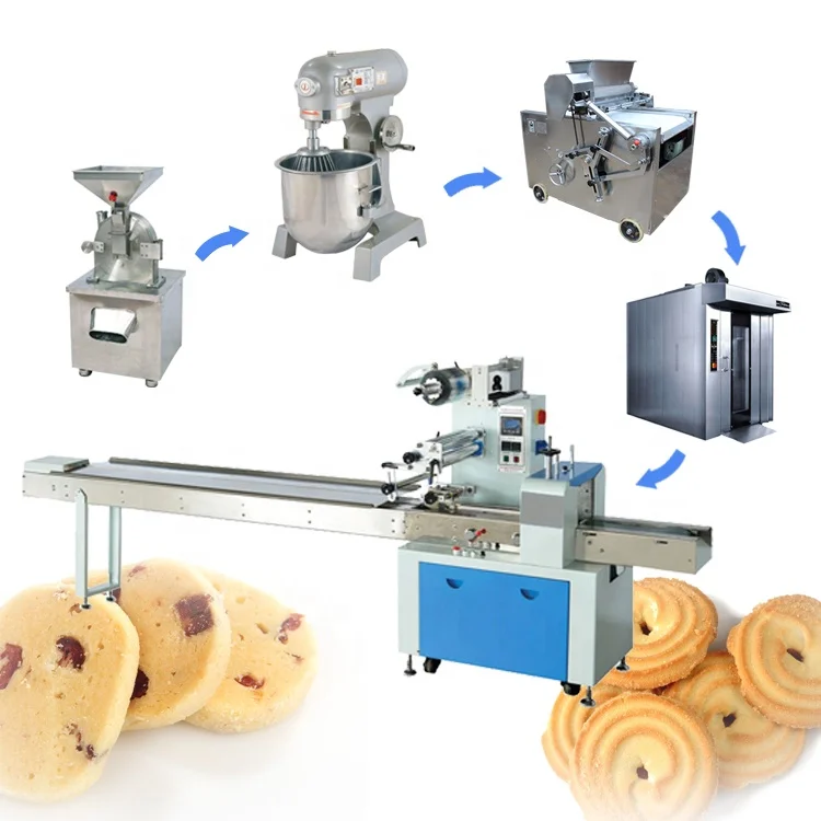 Small Cookie Machine Biscuit Making Machine for Factory Cookies Production Line