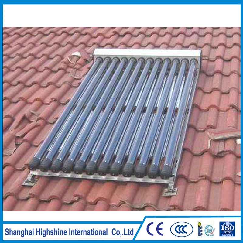 Fast delivery pressure solar collectors pressurized heat pipe collector with reflector
