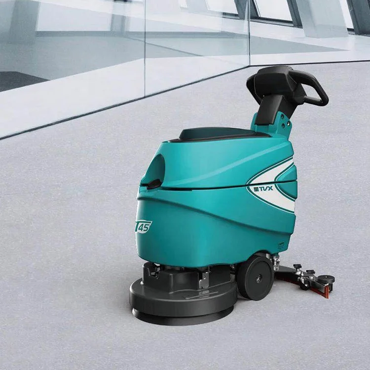 24V Battery Hand Held Walk Behind Sweeping Machine Floor Scrubber Cleaning Equipment