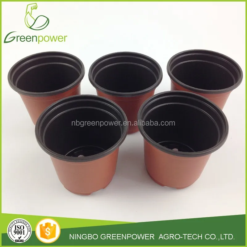 18cm 180mm soft flexible plastic nursery cheap flower pot