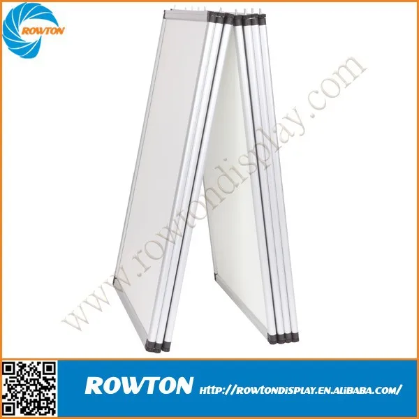 
Aluminum modular PVC board wall display folding panel 