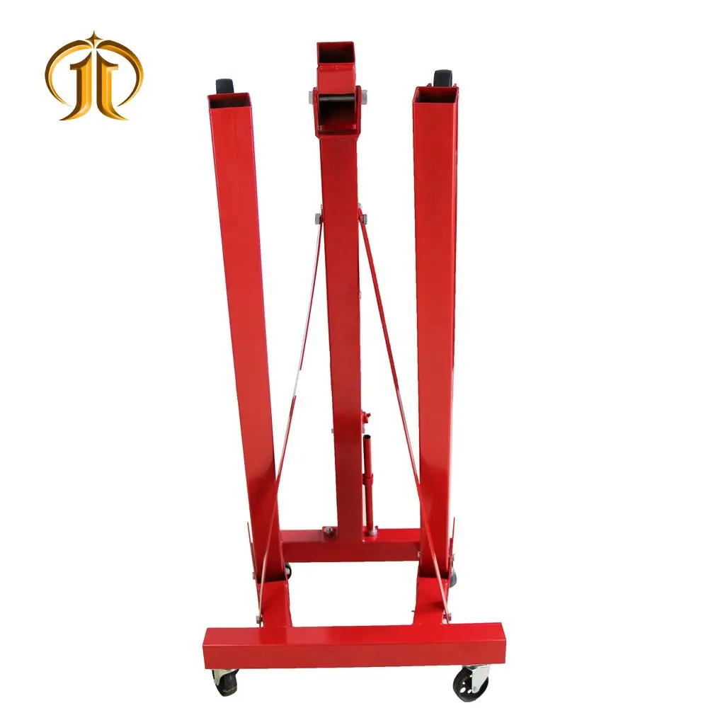 1-3 Ton Auto Mobile Workshop Jack Engine Lift Crane Assembly Cherry Picker For Lifting