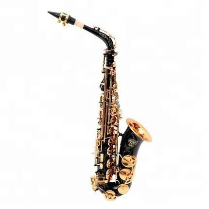 
Accept OEM Dasheng Music DSAS-711BG Black Nickel Body Gold Keys Alto Saxophone 