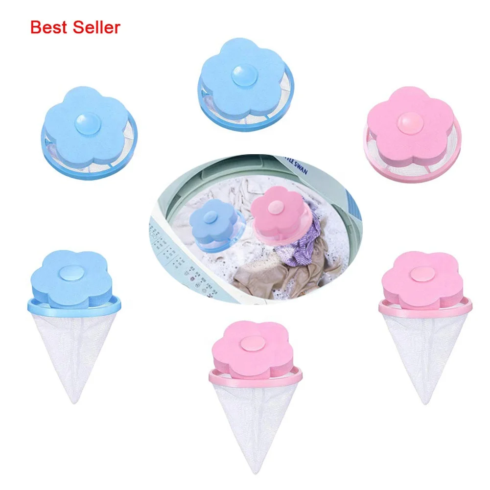 
 Сетчатый Чехол для стиральной машины с цветочным рисунком, плавающий сетчатый мешок для фильтрации ворса, плавающий фильтр для стиральной машины, ловушка для ворса  