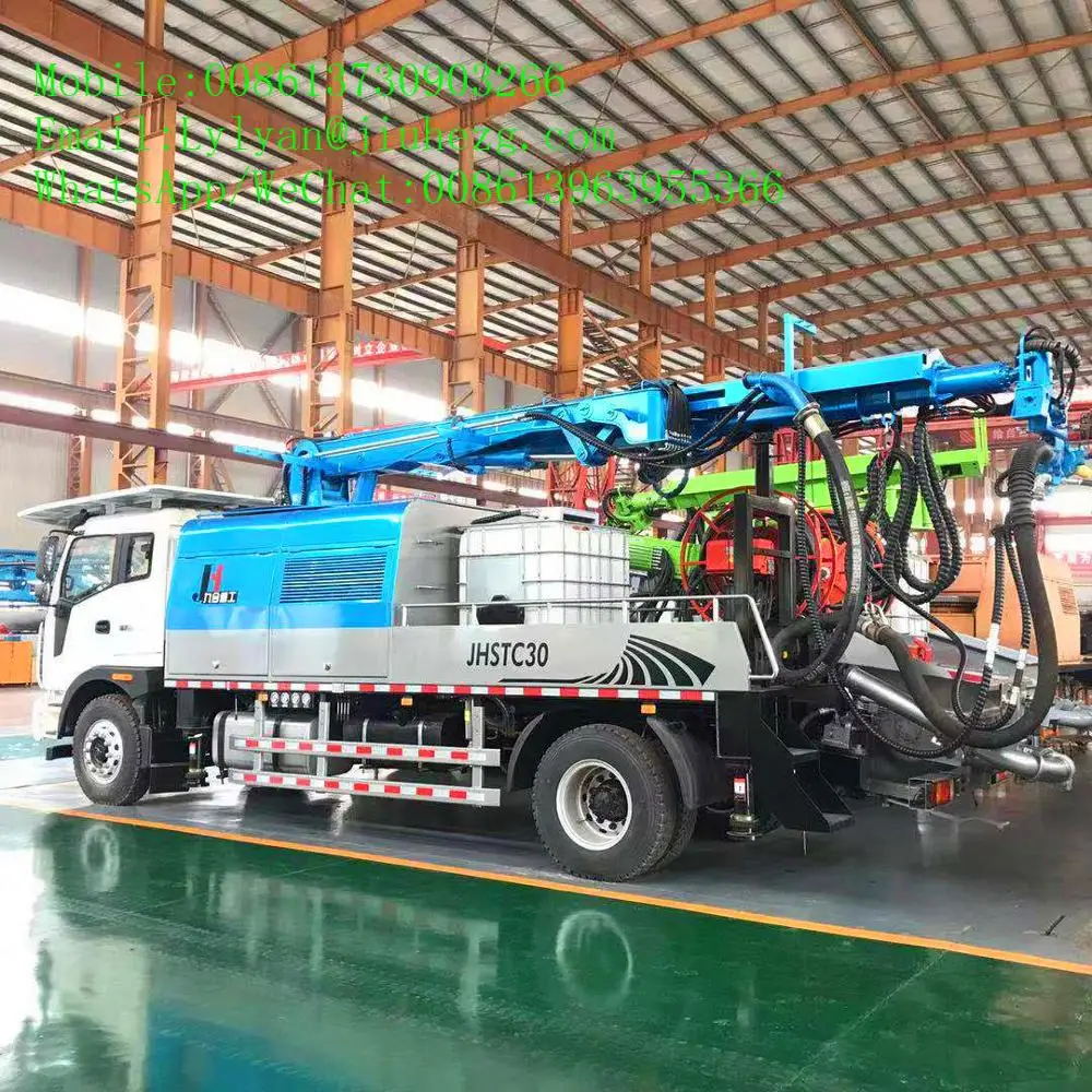 Factory price hot sale 30m3/h mobile wet shotcrete machine concrete spraying truck