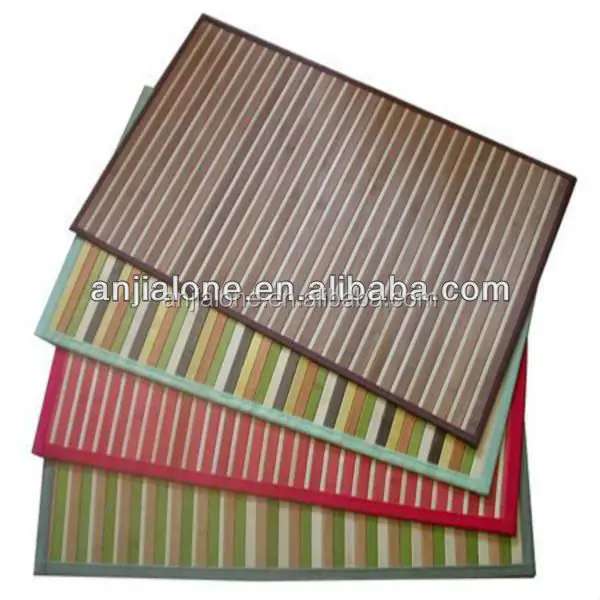 WY-T001 2017 table plate bamboo mats