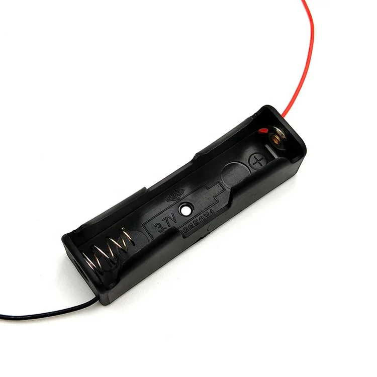 Fuqida Single Battery 18650 Holderd Wired Cell 3.7v Holder Battery Case Box