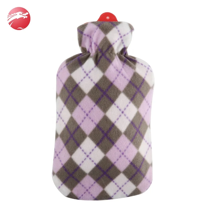 
Factory direct sales 2000Ml Rubber Hot Water Bag Hot water Bottle With Cover 