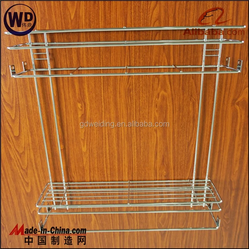 Wire Style Two Layers Base Side Mount Pull-out Basket WT-B01