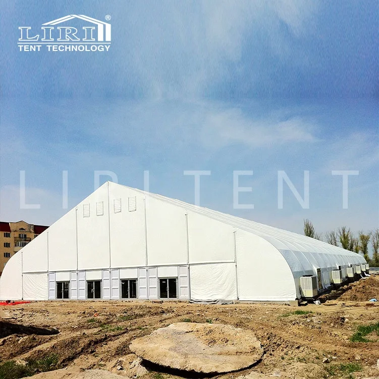 20x60 Aluminum TFS Aircraft Hangar Tent With Snow Resistance Sturture