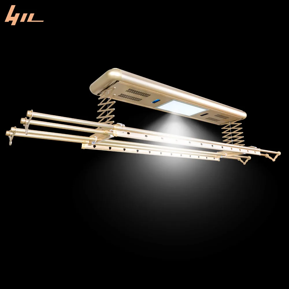 Laundry Intelligent Ceiling Mounted Clothes Drying Rack Clothes Hanger