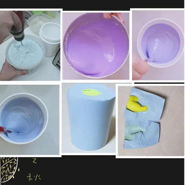 Birthday gifts baby mould casting chromatic alginate impression material powder