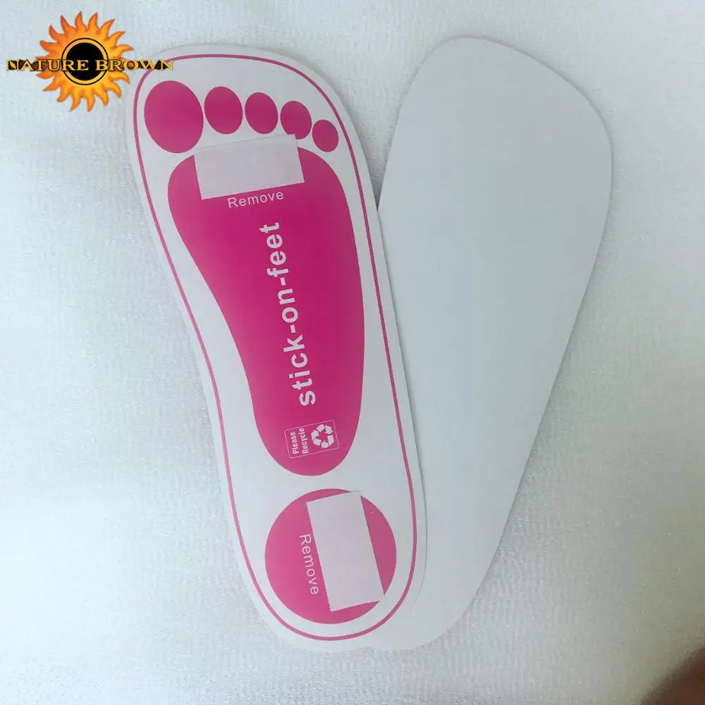 Private label Paper Disposable Sticky Feet For SPA