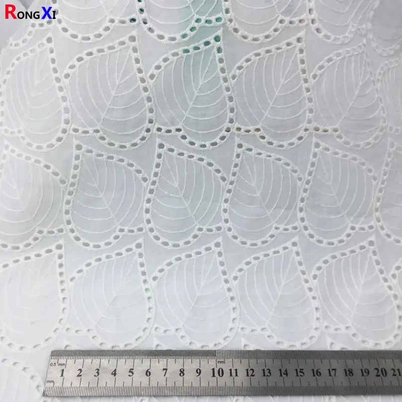 RXF0585 embroidery pima cotton Cotton Fabric