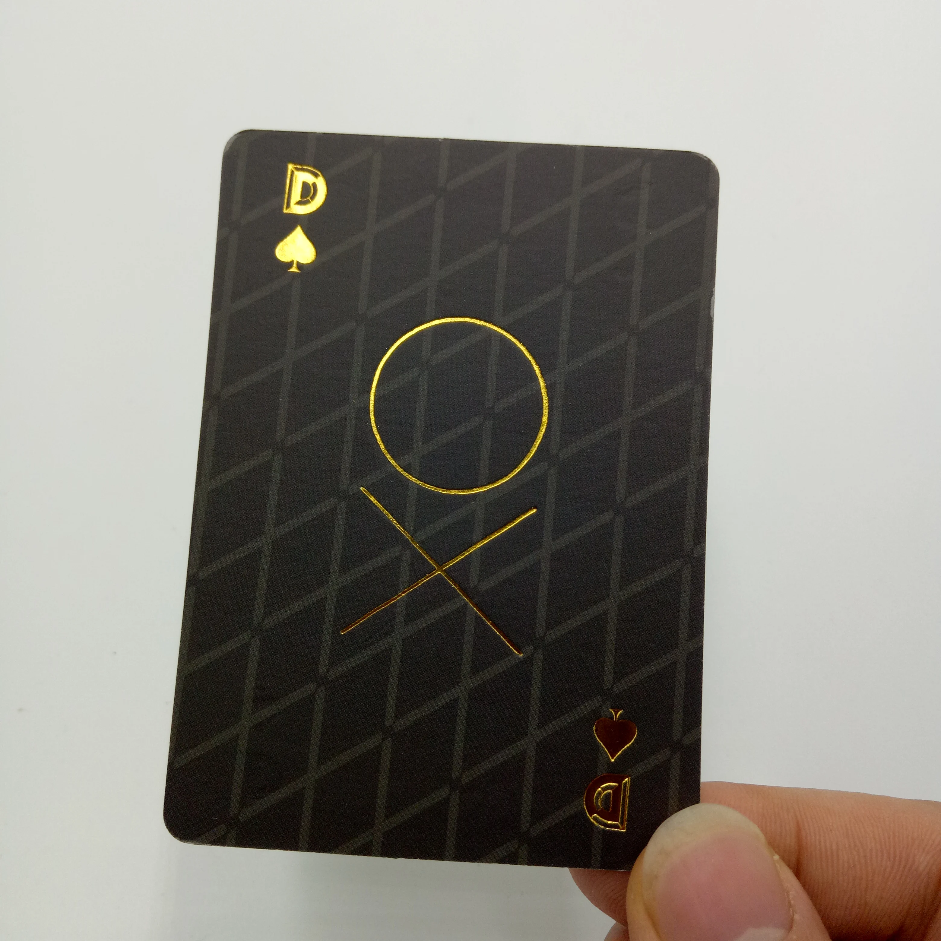 Custom Size Business Cards Gold Foil Stamped with Logo Made from Fancy Paper Offset Printing for Gifts