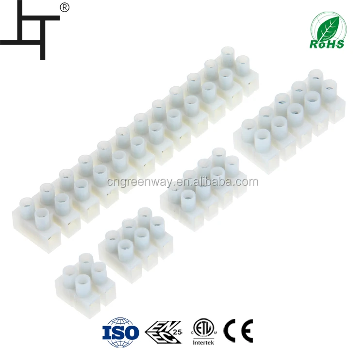 Nylon plastic H type screw terminal block with ENEC25