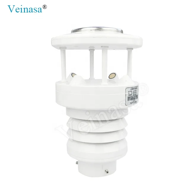Veinasa-THPRW Rainfall Air Ultrasonic Weather Station Wind Speed Wind Direction Sensor