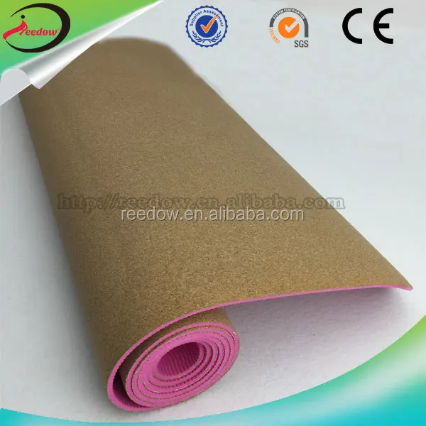 
Reedow Brand cork mat manufacturers jute yoga mats gymnastic roll up 