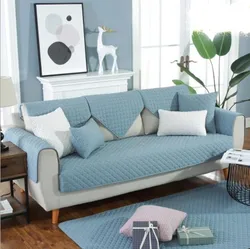 Charmcci 600213 Decorative l shape sofa cover cushion set design high quality leather satin 3 places living room printed