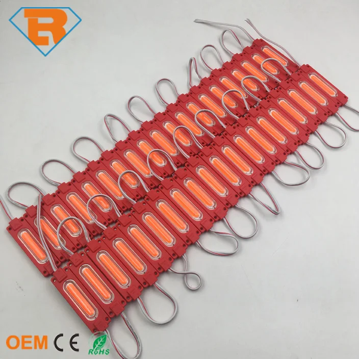 Waterproof IP67 DC12V 2W COB Injection LED Module with Transparent Lens For Outdoor  LED Sign Logo Box Lighting