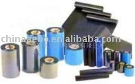 
AEBO Factory Wax Thermal Transfer Ribbon Silver/Blue Leader Film for Desktop Packing Labels Printer 90*360 