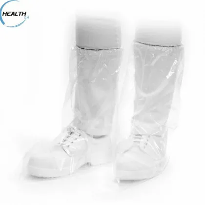 Регулируемый одноразовый защитный чехол для ботинка из полиэтилена
