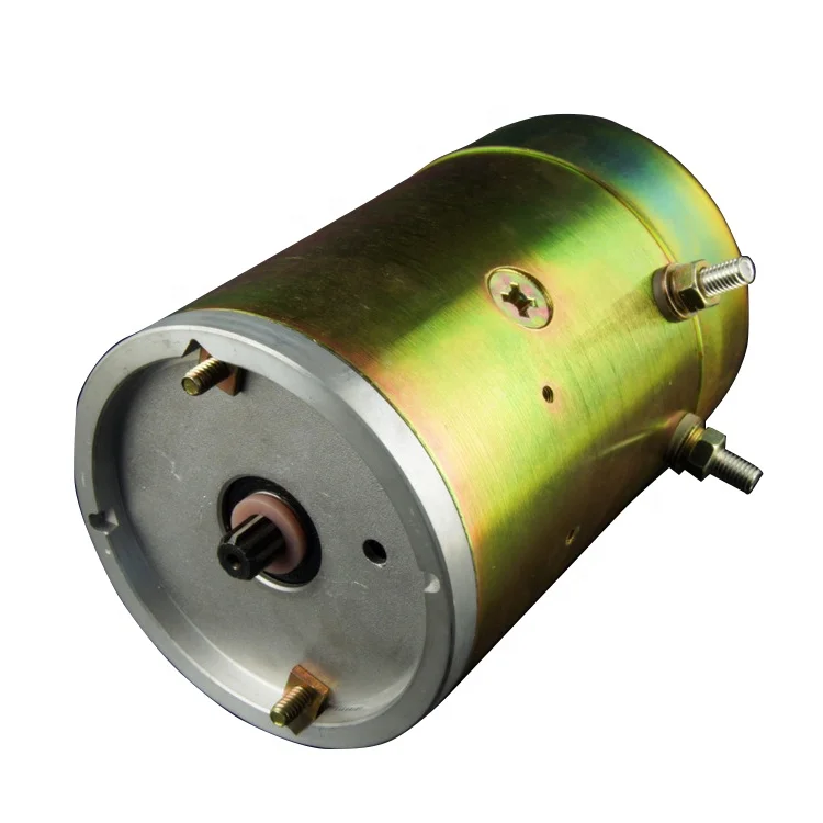 Lifting Equipment brushed Motor Nine Teeth Hydraulic DC Pump Spline Shaft