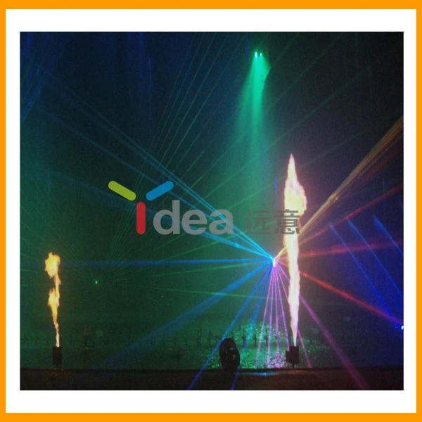 indoor theater performance multi fire water fountain with laser lighting show
