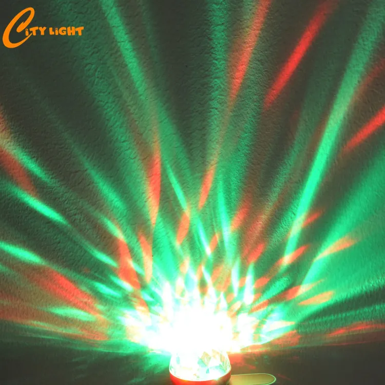 USB Party Lights Mini Disco Ball,Led Small Magic Ball Sound Control DJ Stage Light