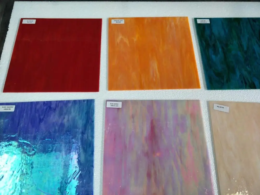 Chinese Large Sheets of Clear Textured Glass