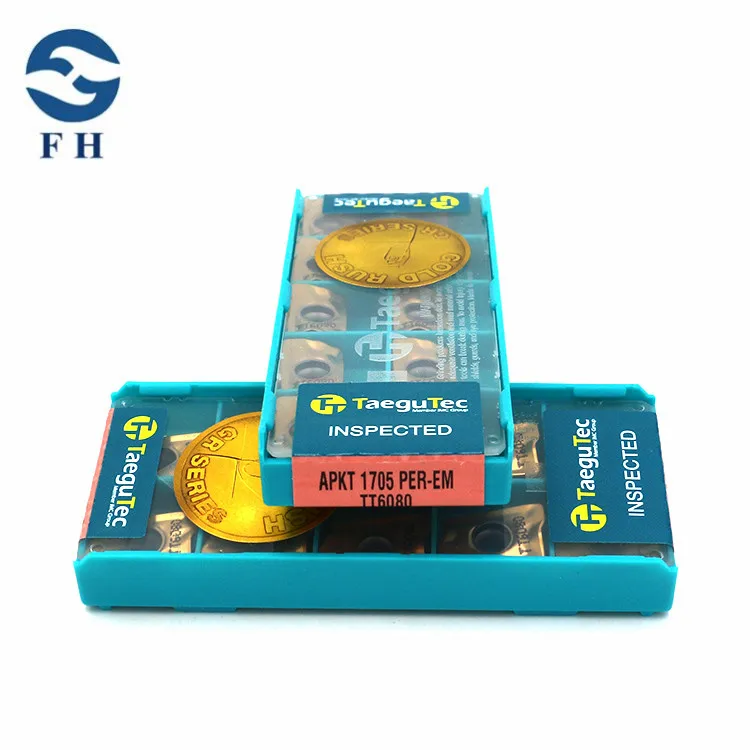 Taegutec inserts milling tools tungsten cutting tool APKT1705PER-EM TT6080