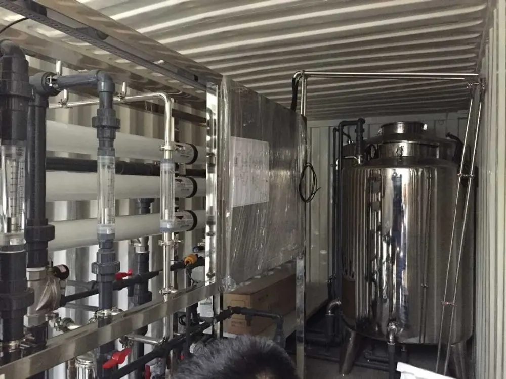 Mobile Container House ro water filter system water treatment plant