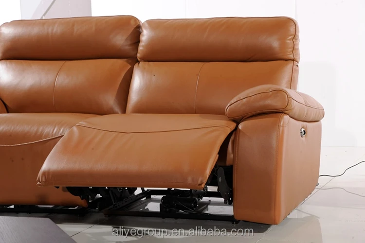 W789- Foshanshan aliye factory recliner sofa sets genuine leather