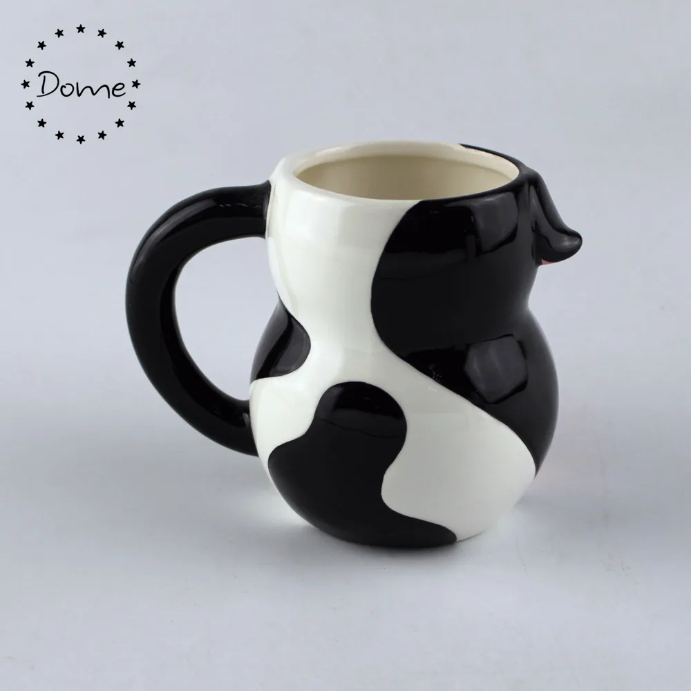 Creative decorative ceramic cow udderly coffee mug