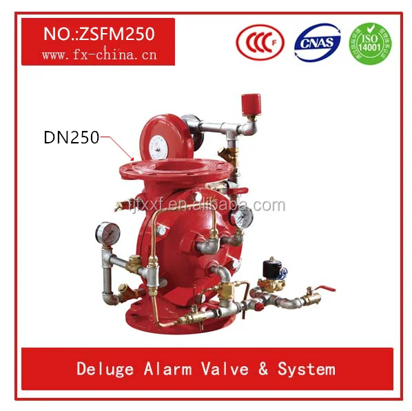 ZSFM250 Потоп школа безопасного оборудования пожарной сигнализации клапан