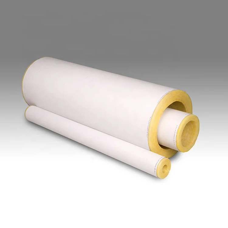 
thermal isolation pipe insulation fiber glass wool air conditioning low price 