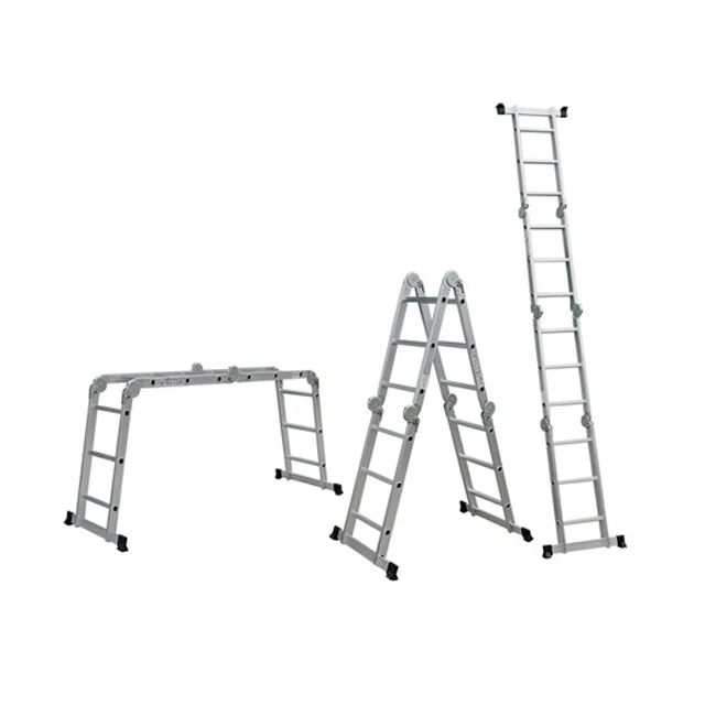 Double-side Telescopic Step Tool for Multi-purpose Aluminum Ladder Scaffold