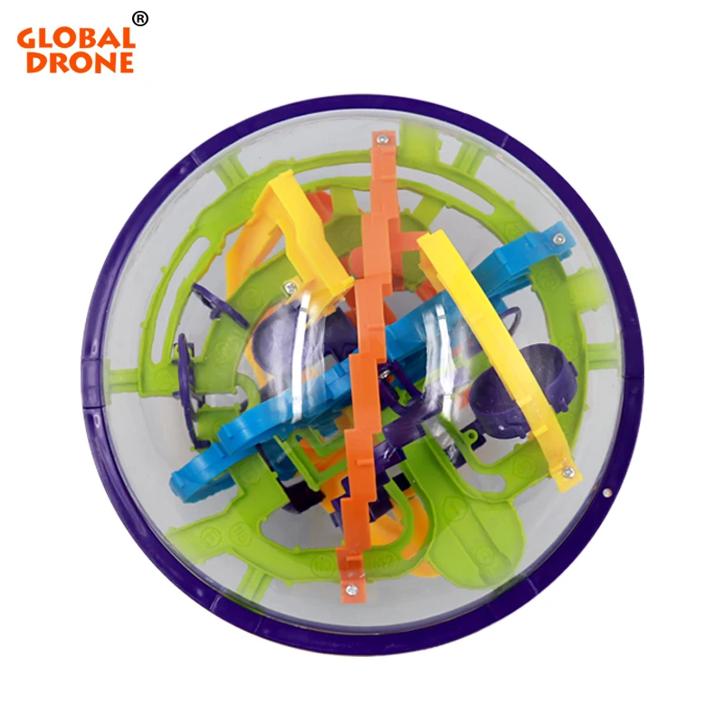 Hot Sale Global Drone 158 Steps 3D Magic Maze Ball Perplexus Magical Intellect IQ Educational Classic Toys Maze Ball
