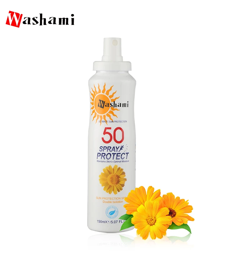 Высококачественный водостойкий солнцезащитный спрей SPF50 для всех типов кожи с ромашкой