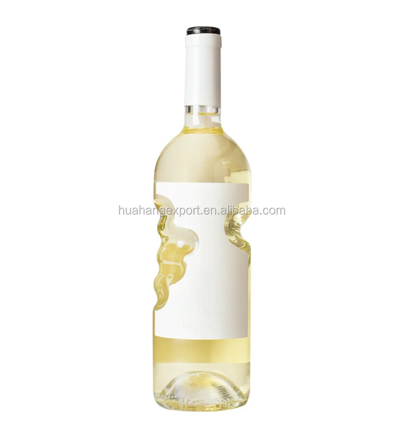 Italy 750ml clear the hand of god glass bottle dry white wine bottle