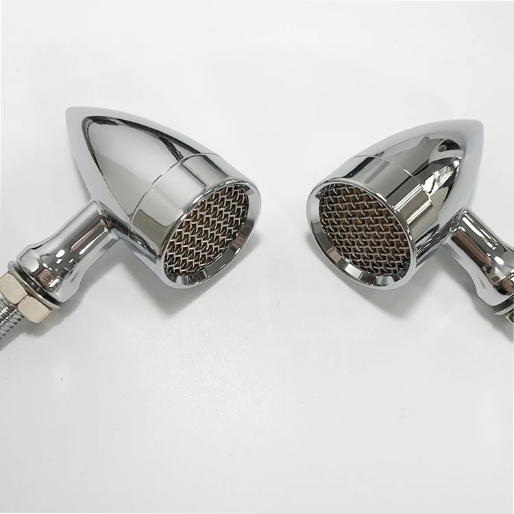 Лидер продаж пользовательские пуля мотоцикл/электрический велосипед поворотники огни с сеткой старой школы CJ-2043