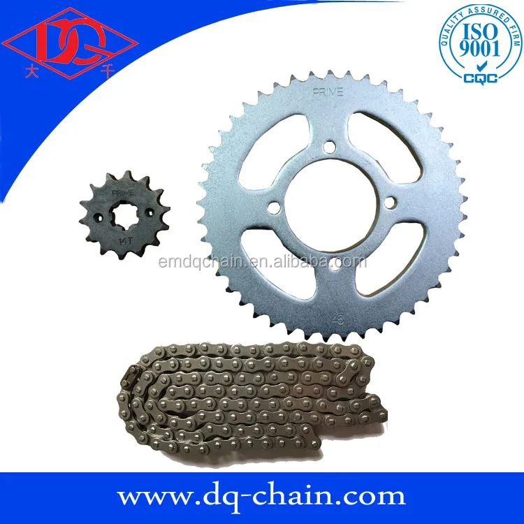 YBR125 factor Spare parts Transmission Chain Sprocket Kits