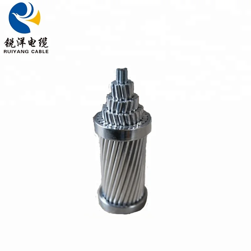 ACSR Cable Steel Core Aluminum Conductor Stranded Wire Used For Overhead