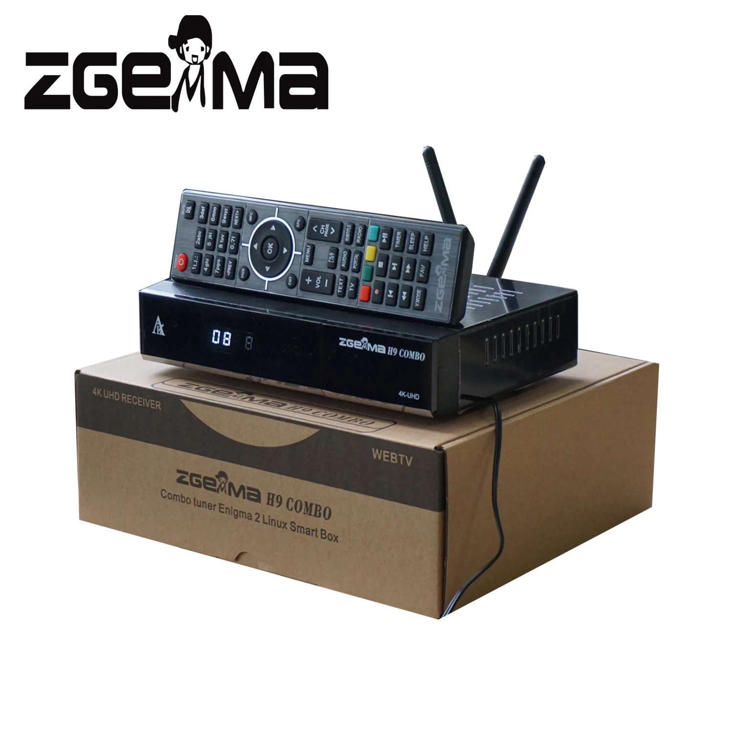 ZGEMMA H9  COMBO  4K UHD Linux Dual Wifi  Combo Satellite Receiver with DVB-S2X+DVB-T2C CI+ Available Now