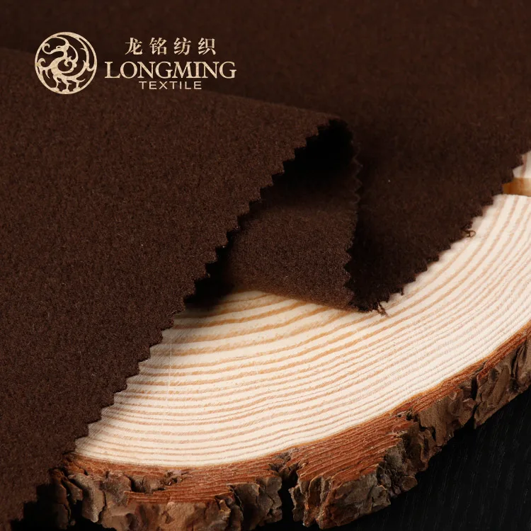 China textile wonderful price wholesale 100% polyester fiber velvet brushed flannel suiting fabric