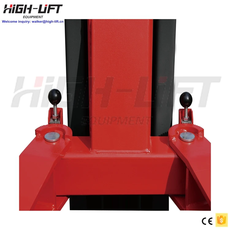 CHINA BEST SELLER/double s profile column 4.2T hydraulic two post car lift/CE/ETL CERTIFICATE