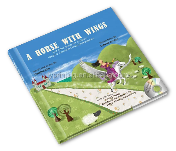 Hot sale Hardcover coloring story book, colorful story children books and fairy tales