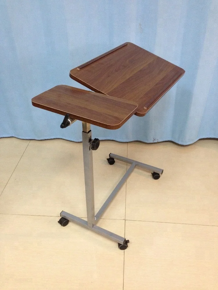 Больничный деревянный стол над кроватью/обеденный стол для пациента