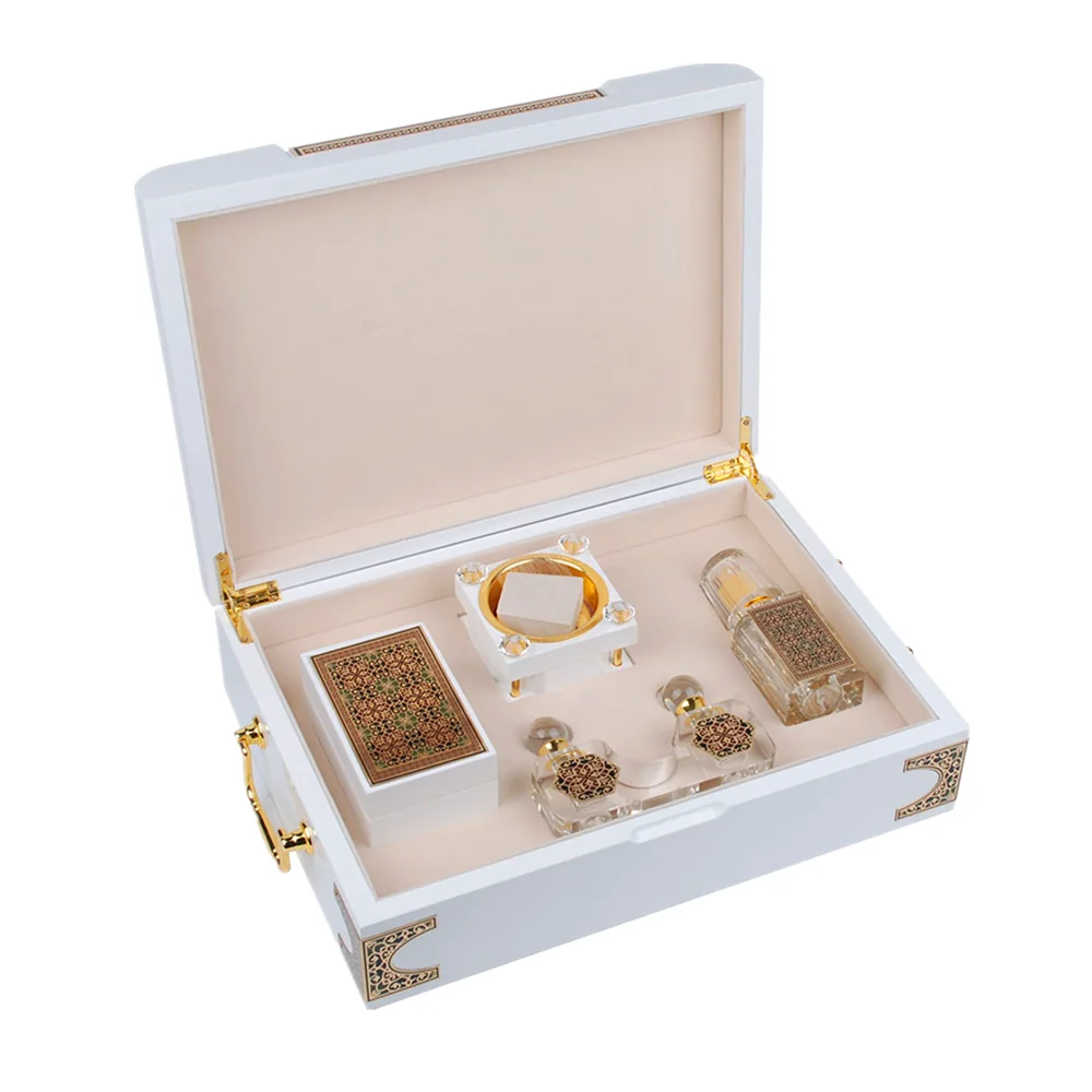 Good Selling Luxury Design Template White Supplier Gift Wooden Custom Wholesale Perfume Box Packaging