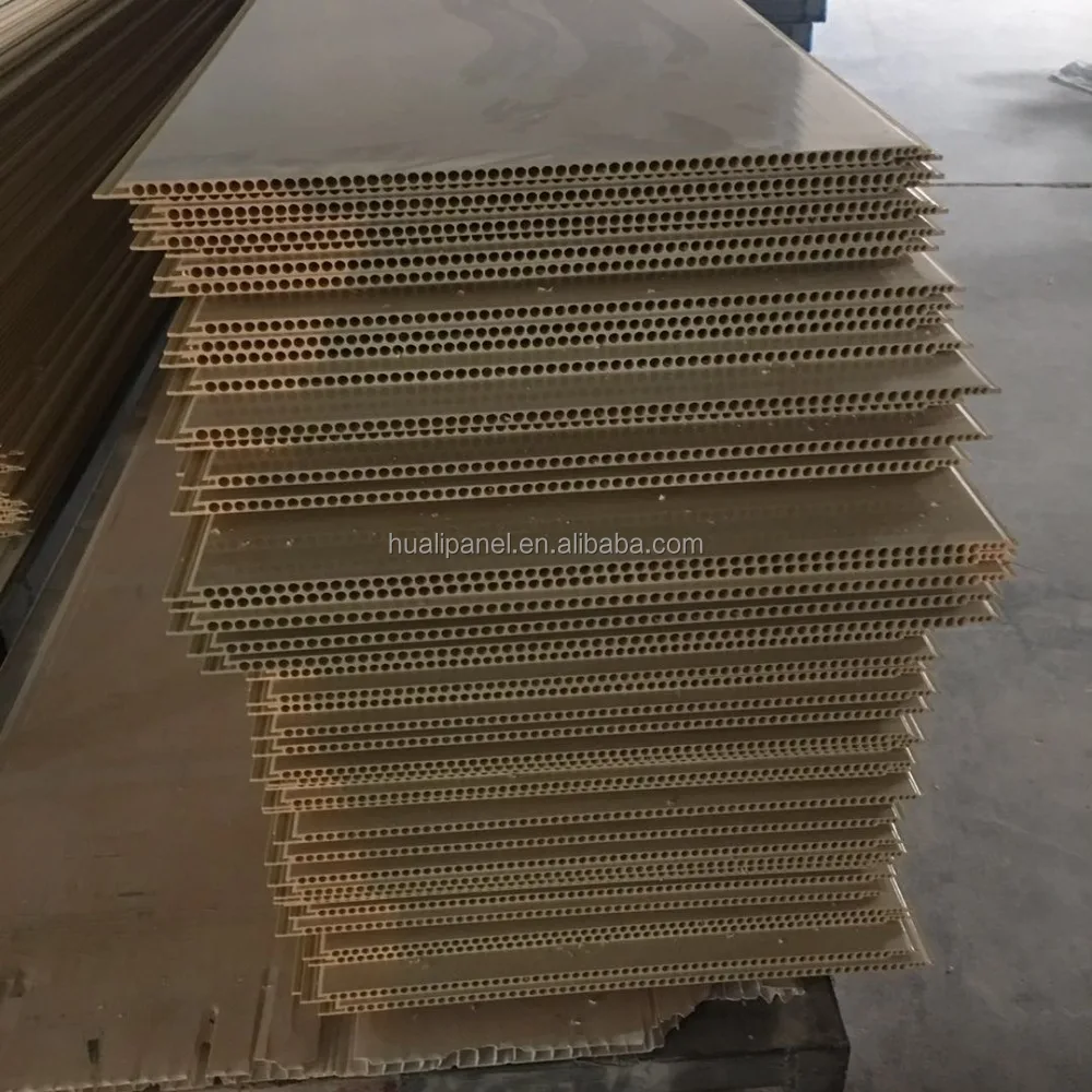 
Haining Huali High Strength PVC wall Panel Heavy PVC stone Panel 